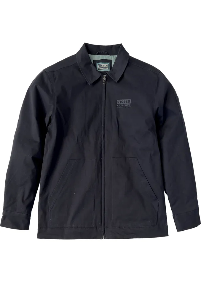 Jackets Vissla Men Creators Eco Port Jacket Dark Naval