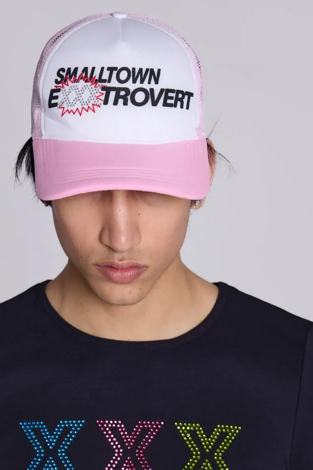 Jaded London Accessories Men Extrovert Mesh Trucker Hat Multi
