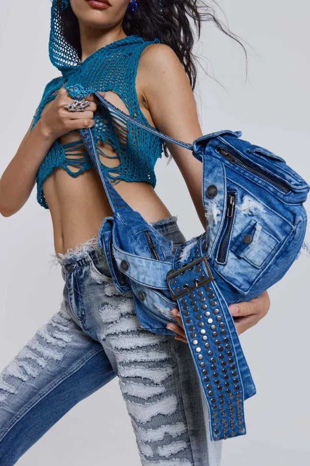 Jaded London Accessories Women Amoral Shoulder Bag Blue