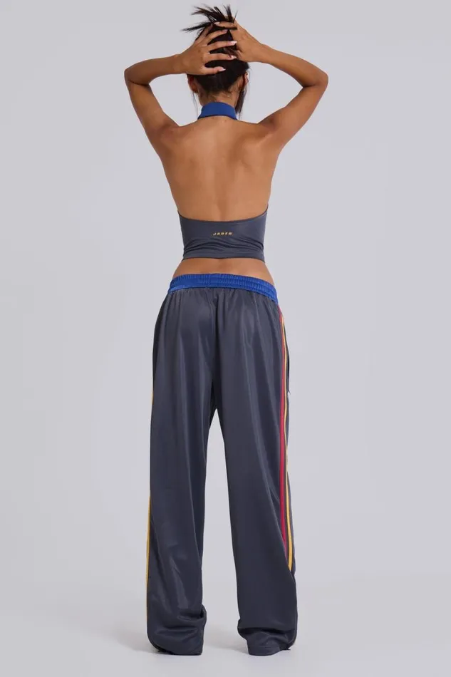 Jaded London Baggy Joggers and Sweatpants Women Pitchside Football Baggy Joggers Blue