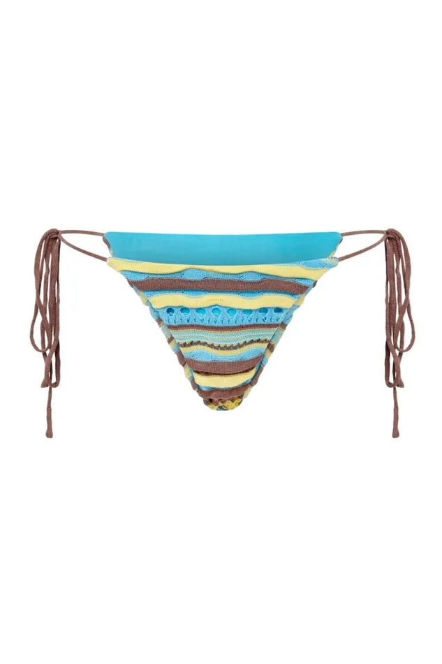 Jaded London Bikini Bottoms Women Anahi Knitted Bikini Bottoms Multi
