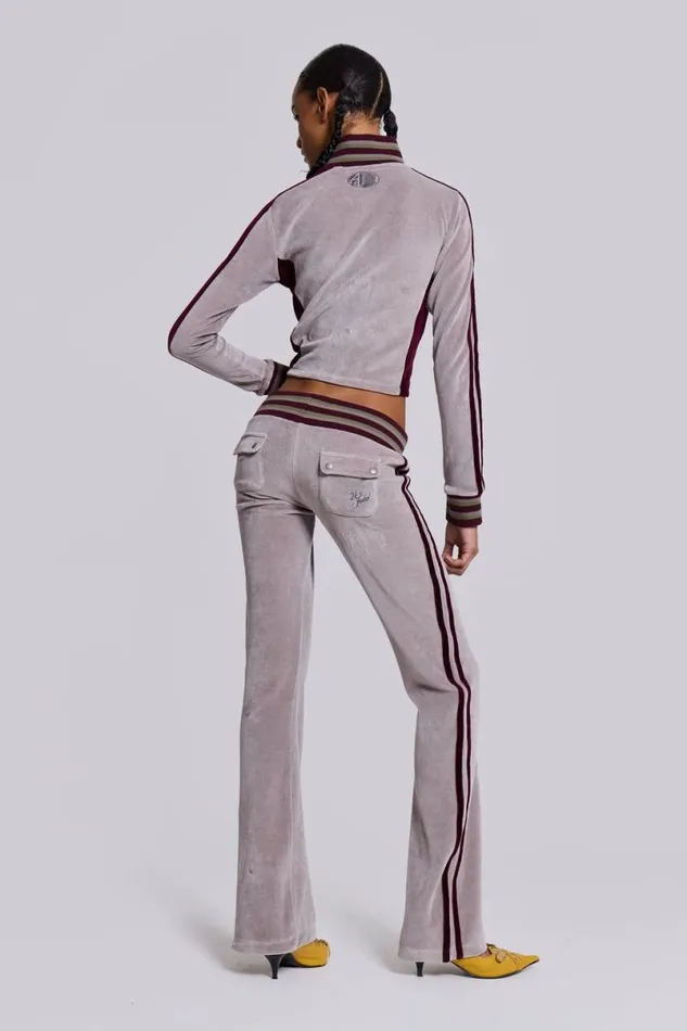 Jaded London CoOrds Women 27 Velour Track Top Multi