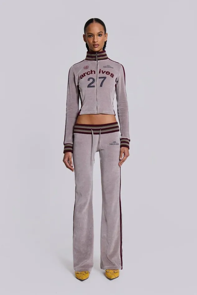 Jaded London CoOrds Women 27 Velour Track Top Multi