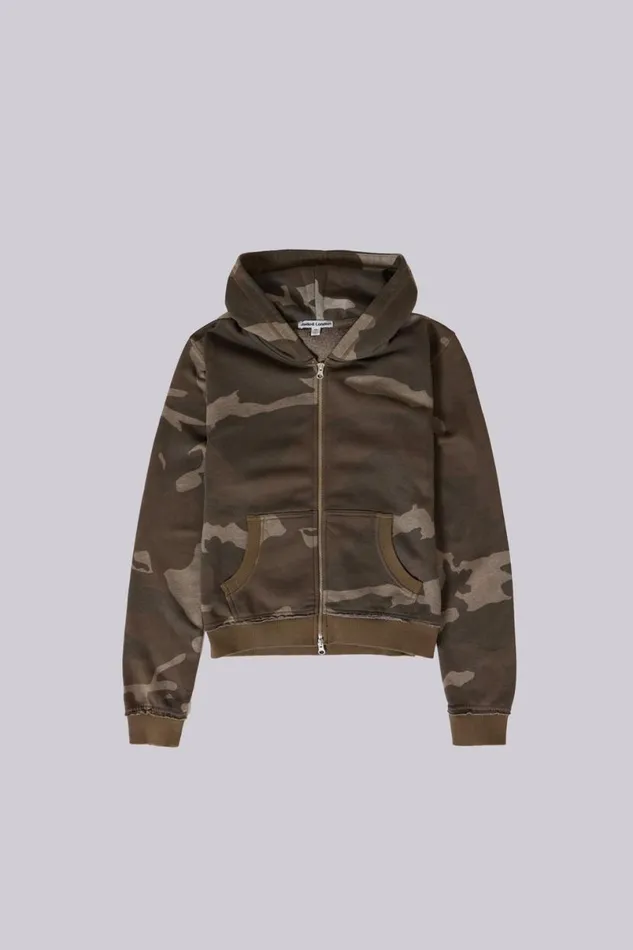 Jaded London CoOrds Women Camo Mini Monster Hoodie Green