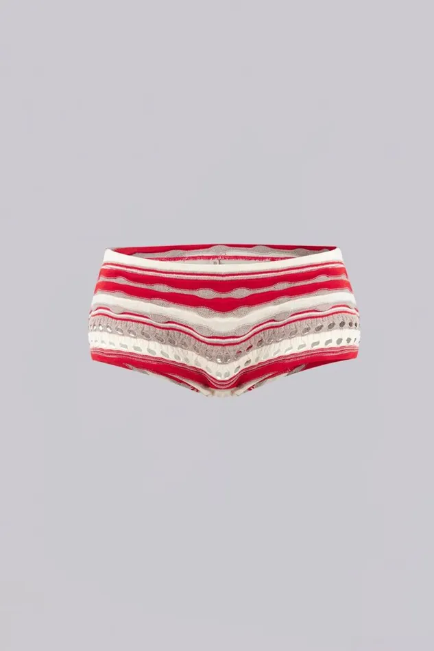 Jaded London CoOrds Women Cata Ruffle Knit Mini Shorts Multi