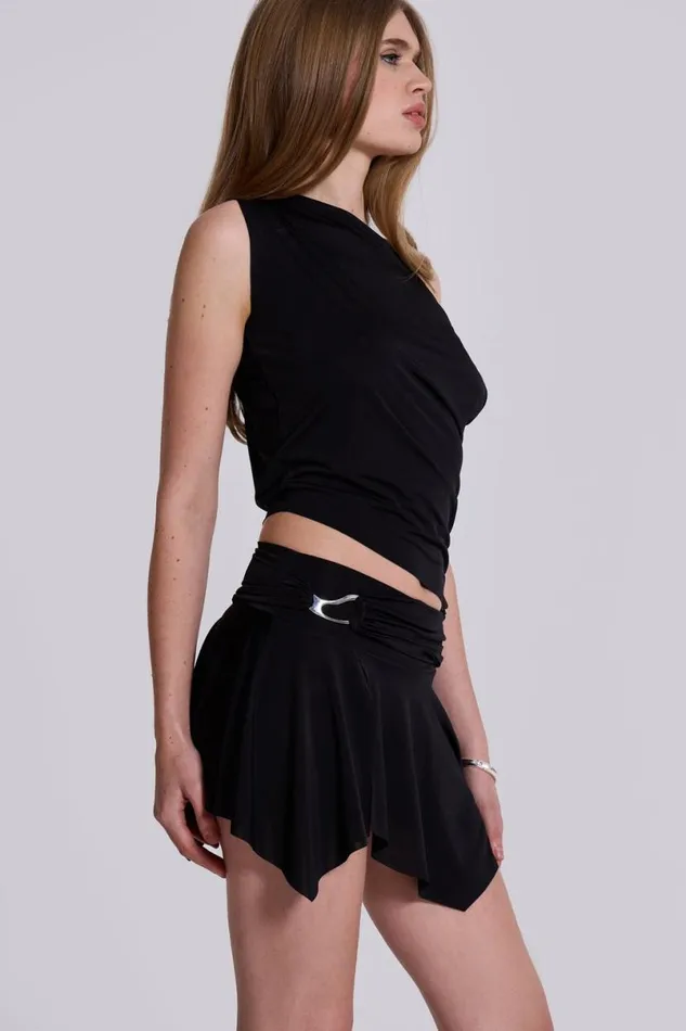 Jaded London CoOrds Women Dare To Drape Top In Black Black