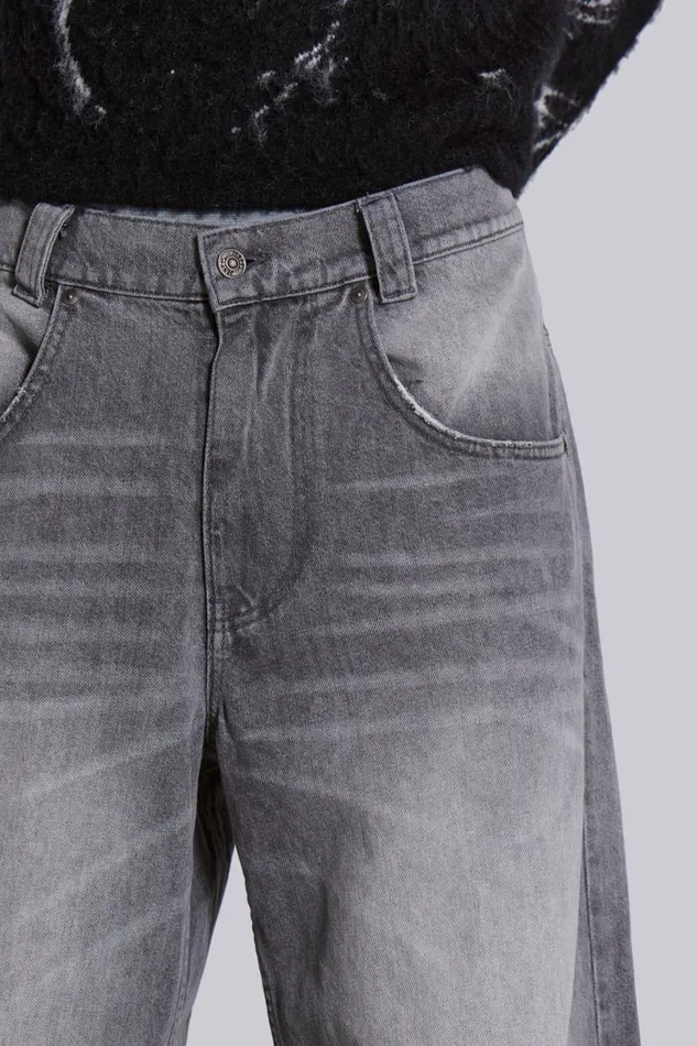 Jaded London Colossus Jeans Men Washed Grey Colossus Jeans Grey