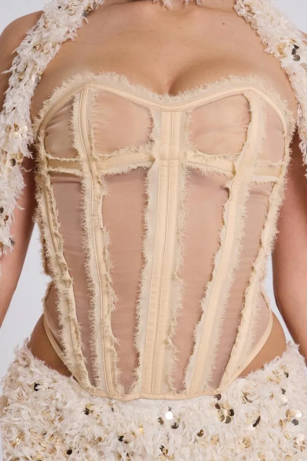 Jaded London Corsets Women First Date Organza Corset Multi