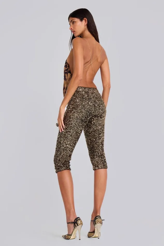 Jaded London Crop Tops Women Asteria Backless Top In Cow Print Cow Print