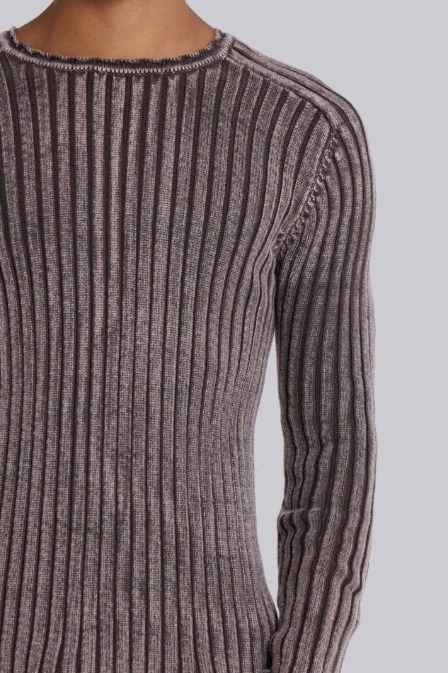 Jaded London Knitwear Men Chocolate Brown Vault Knit Brown