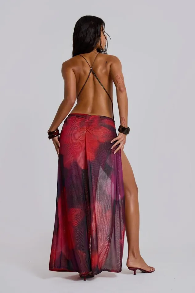 Jaded London Maxi Dresses Women Sedona Red Maxi Dress Red