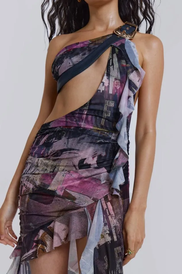 Jaded London Maxi Dresses Women Void Maxi Dress Multi