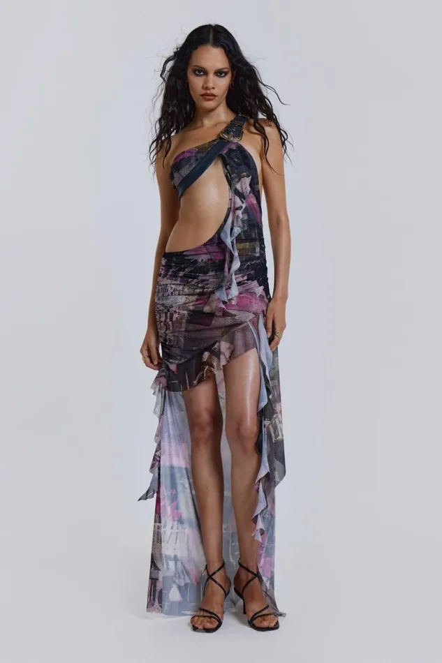 Jaded London Maxi Dresses Women Void Maxi Dress Multi
