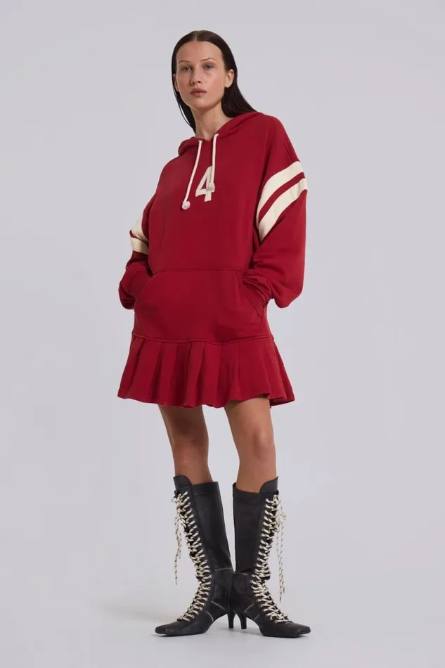 Jaded London Mini Dresses Women 4 Or Nothing Sweater Dress In Red Red
