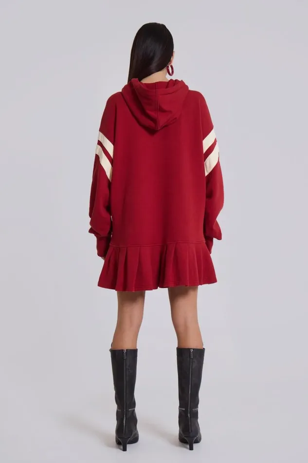 Jaded London Mini Dresses Women 4 Or Nothing Sweater Dress In Red Red