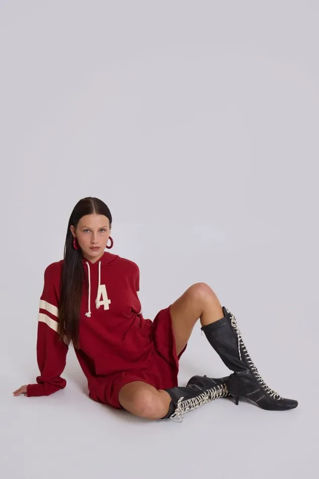 Jaded London Mini Dresses Women 4 Or Nothing Sweater Dress In Red Red