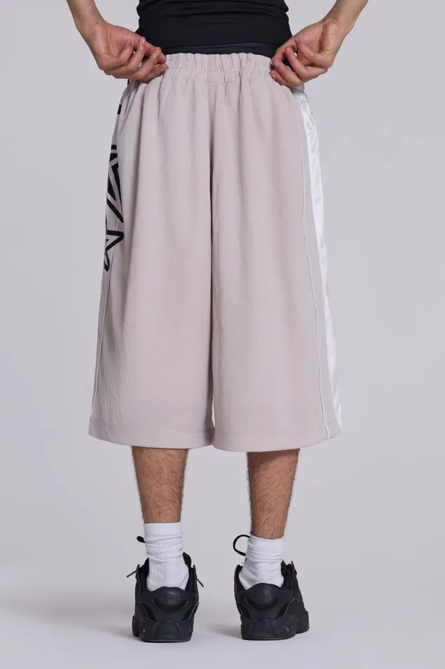 Jaded London Shorts and Jorts Women Galaxy Basketball Shorts Grey