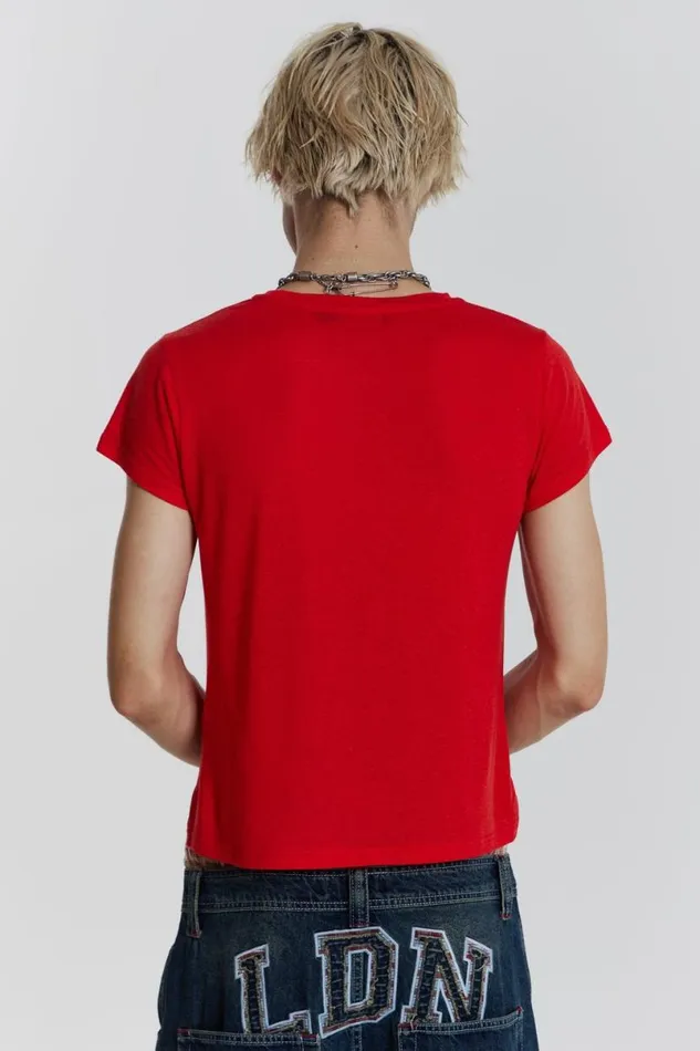 Jaded London TShirts and Vests Men American Dream Tee Red