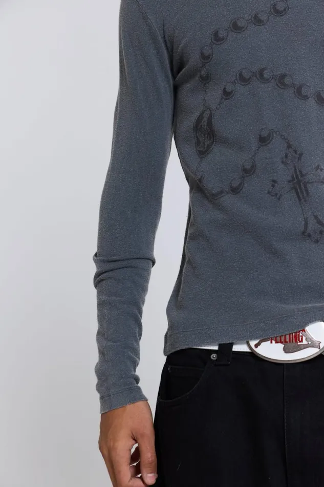 Jaded London TShirts and Vests Men Devotion Tee Grey