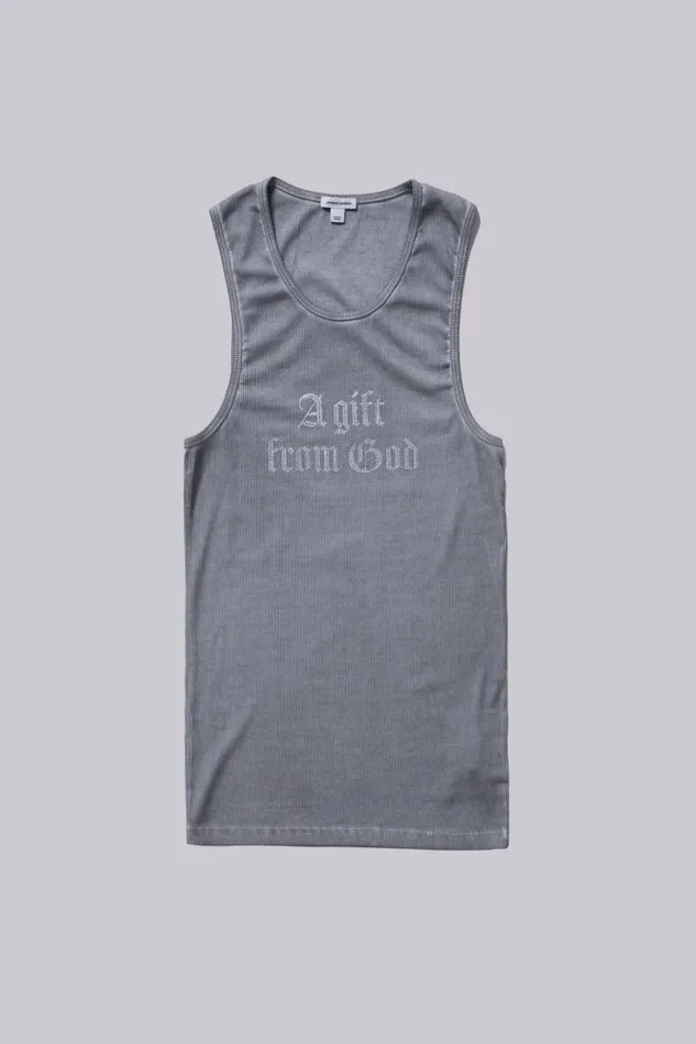 Jaded London TShirts and Vests Men Gifted Vest Grey