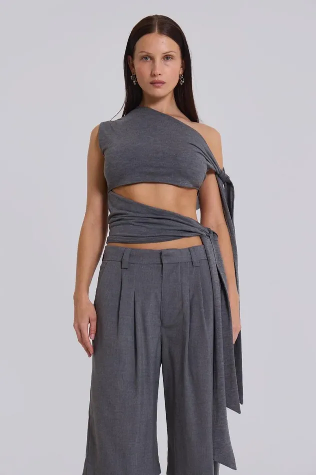 Jaded London Unisex UnisexWomen Grey Goliath Tailored Shorts Grey