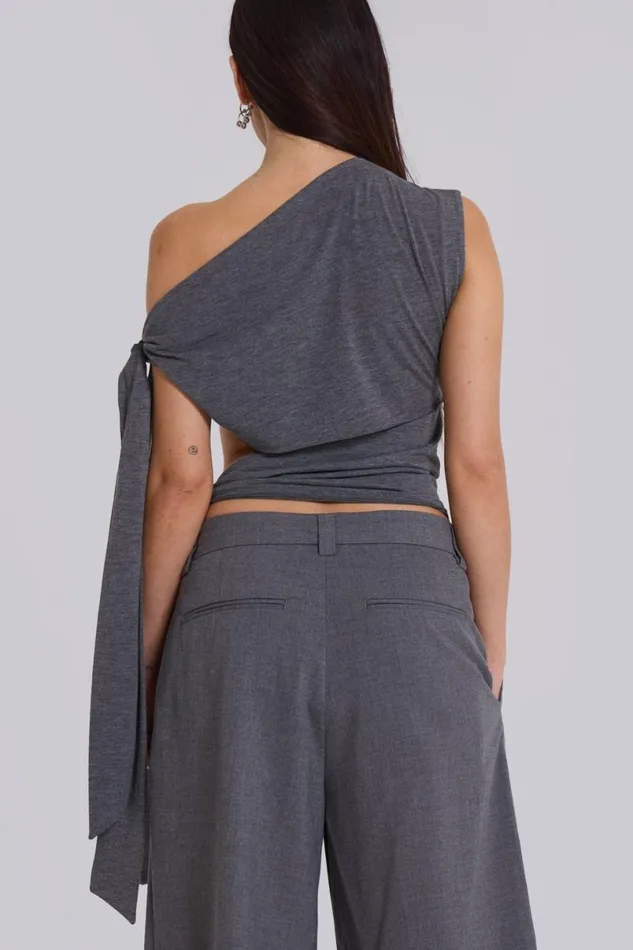 Jaded London Unisex UnisexWomen Grey Goliath Tailored Shorts Grey