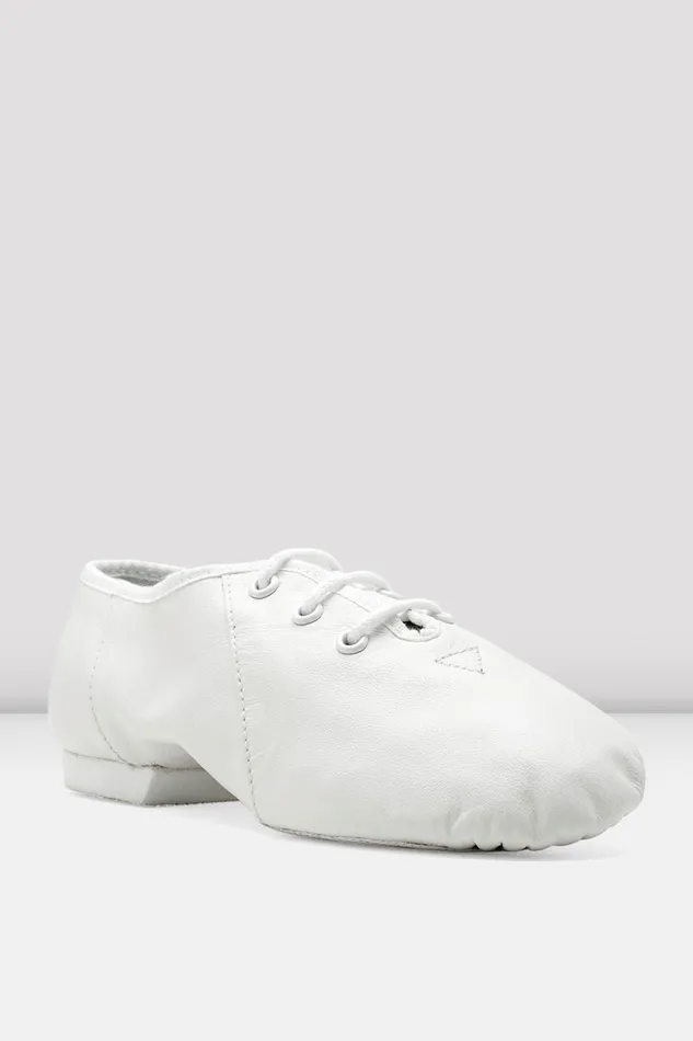 Jazz Childrens Jazzsoft Leather Jazz Shoes White Leather Bloch Children