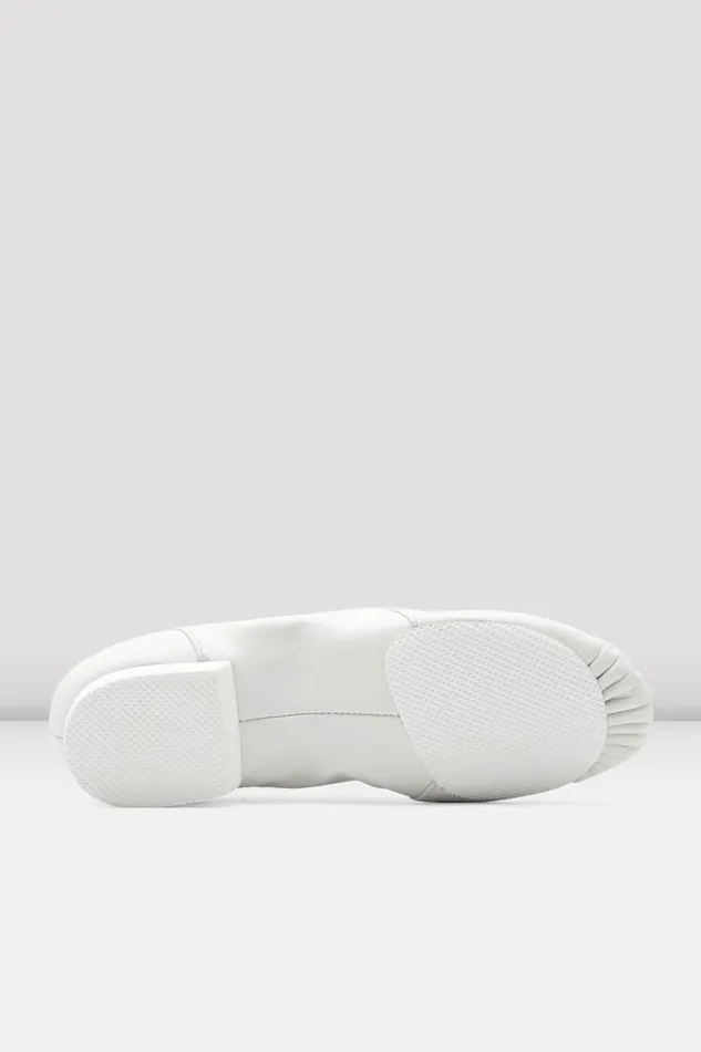 Jazz Childrens Jazzsoft Leather Jazz Shoes White Leather Bloch Children