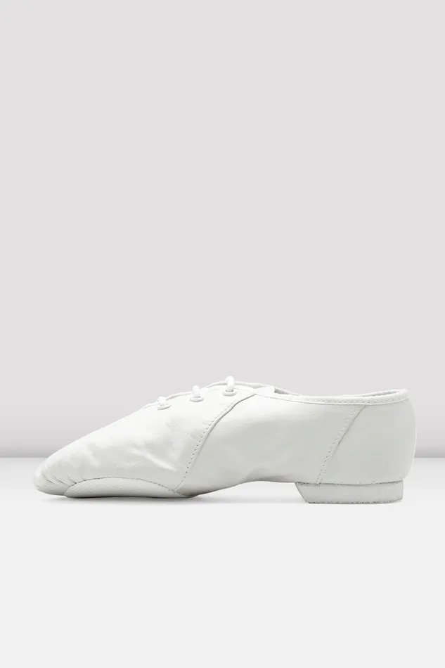 Jazz Childrens Jazzsoft Leather Jazz Shoes White Leather Bloch Children