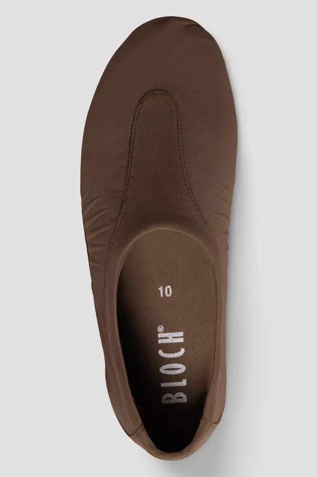 Jazz Ladies Pulse Leather Jazz Shoes Cocoa Leather 8211 Bloch Adult