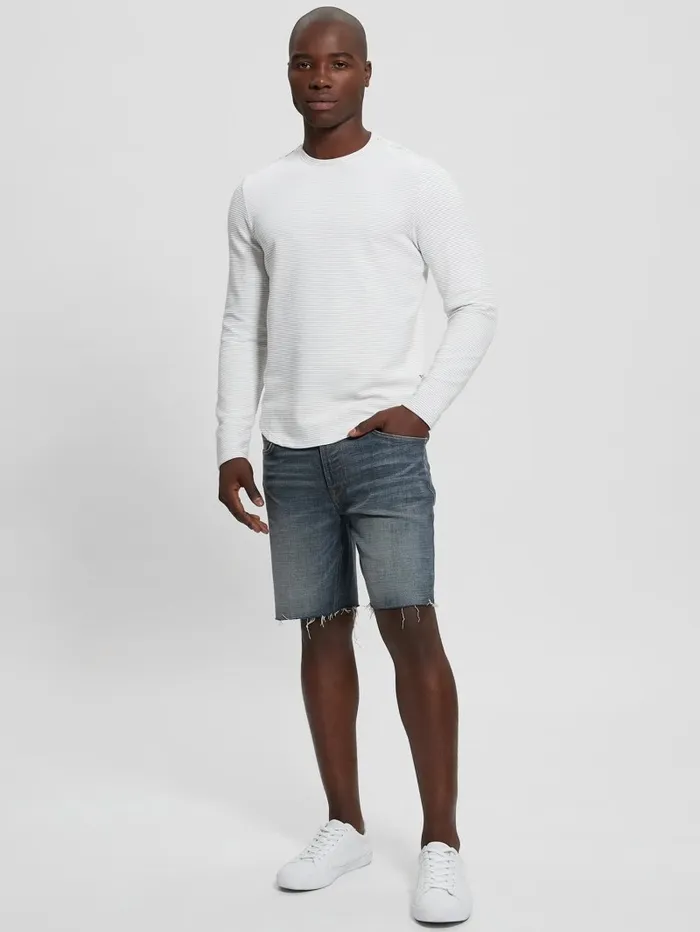 Jeans and Denim Eco Faded Denim Shorts Dark Antique 8211 GUESS Men