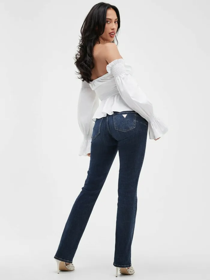 Jeans and Denim Eco Shape Up HighRise Straight Jeans The Atmosphere GUESS Women
