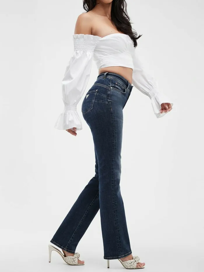 Jeans and Denim Eco Shape Up HighRise Straight Jeans The Atmosphere GUESS Women