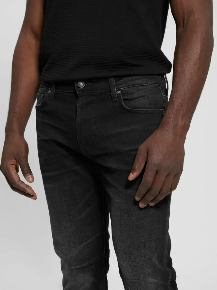Jeans and Denim GUESS Men Regular Straight Jeans Glory Black Jeans and Denim GUESS Men Regular Straight Jeans Glory Black