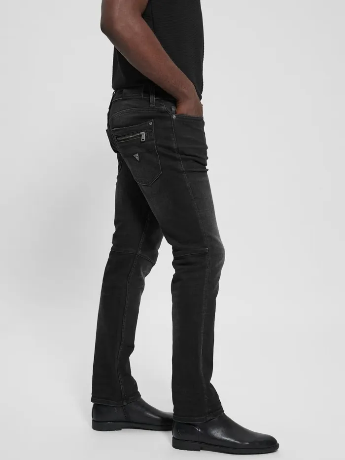 Jeans and Denim GUESS Men Regular Straight Jeans Glory Black Jeans and Denim GUESS Men Regular Straight Jeans Glory Black