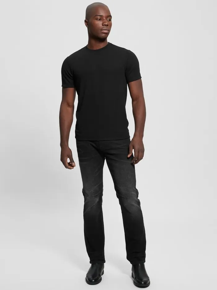 Jeans and Denim GUESS Men Regular Straight Jeans Glory Black Jeans and Denim GUESS Men Regular Straight Jeans Glory Black