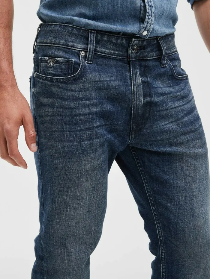 Jeans and Denim GUESS Men Regular Straight Jeans Inkwell Wash Jeans and Denim GUESS Men Regular Straight Jeans Inkwell Wash