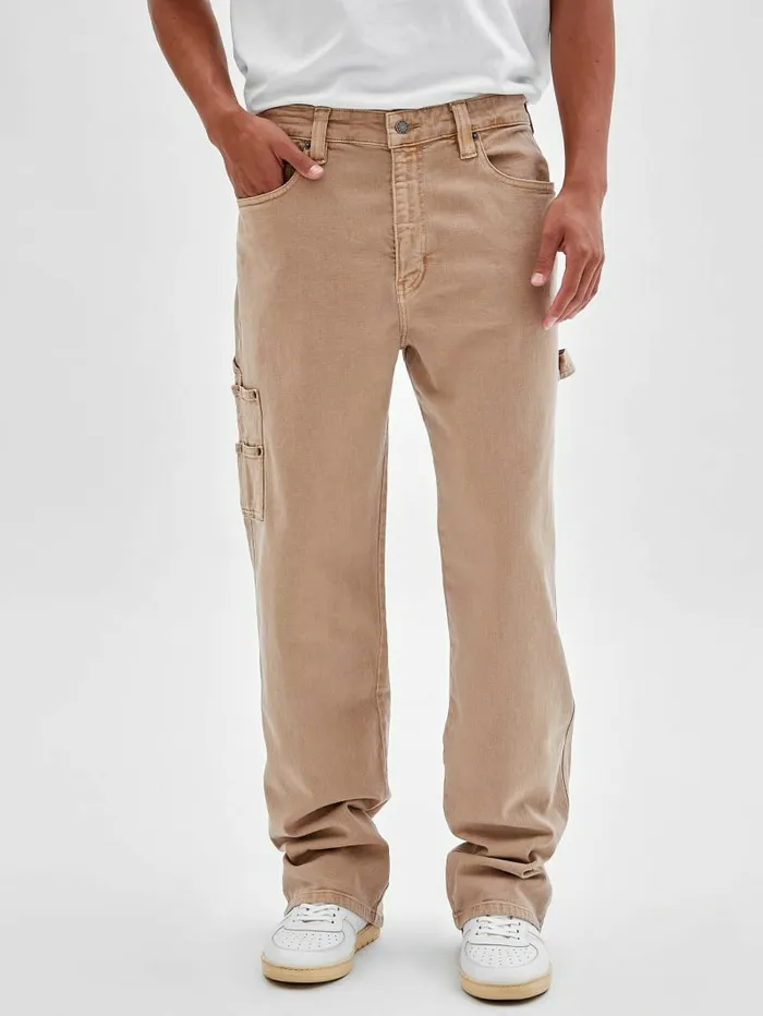 Jeans and Denim GUESS Originals Kit Carpenter Jeans Go Vintage Tan Wash GUESS Men