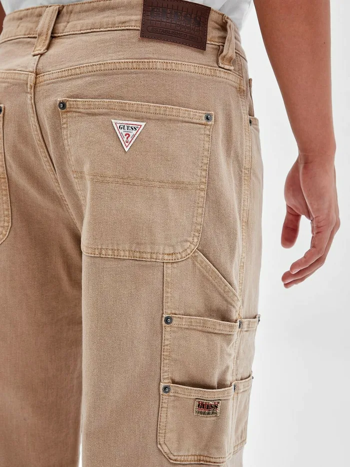 Jeans and Denim GUESS Originals Kit Carpenter Jeans Go Vintage Tan Wash GUESS Men