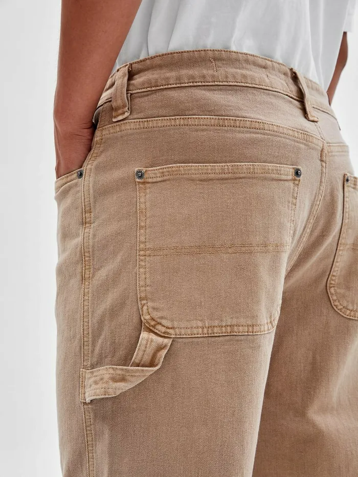 Jeans and Denim GUESS Originals Kit Carpenter Jeans Go Vintage Tan Wash GUESS Men