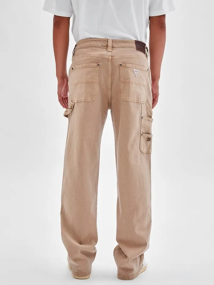 Jeans and Denim GUESS Originals Kit Carpenter Jeans Go Vintage Tan Wash GUESS Men