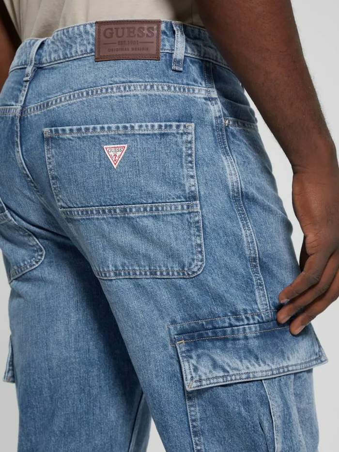 Jeans and Denim Men GUESS Julianne Cargo Jeans Light Wash Jeans and Denim Men GUESS Julianne Cargo Jeans Light Wash