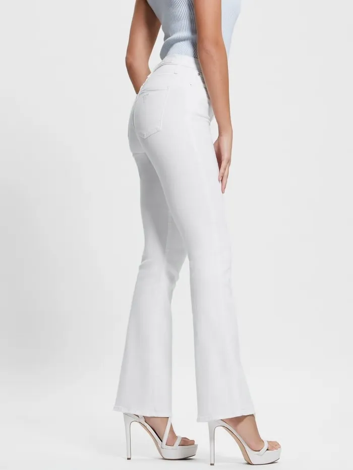 Jeans and Denim Women GUESS Sexy Flared Jeans Pure White Jeans and Denim Women GUESS Sexy Flared Jeans Pure White