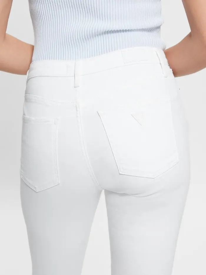 Jeans and Denim Women GUESS Sexy Flared Jeans Pure White Jeans and Denim Women GUESS Sexy Flared Jeans Pure White