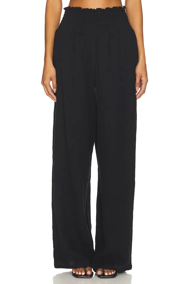 Jessa Pant Black Women Lovers and Friends Loungewear