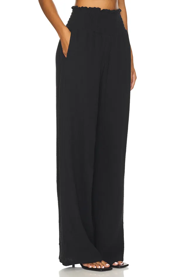 Jessa Pant Black Women Lovers and Friends Loungewear