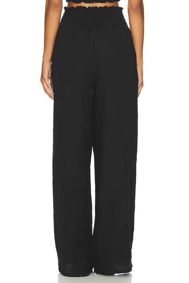 Jessa Pant Black Women Lovers and Friends Loungewear