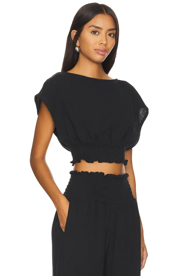 Jessa Top Black Women Lovers and Friends Tops Jessa Top Black Women Lovers and Friends Tops