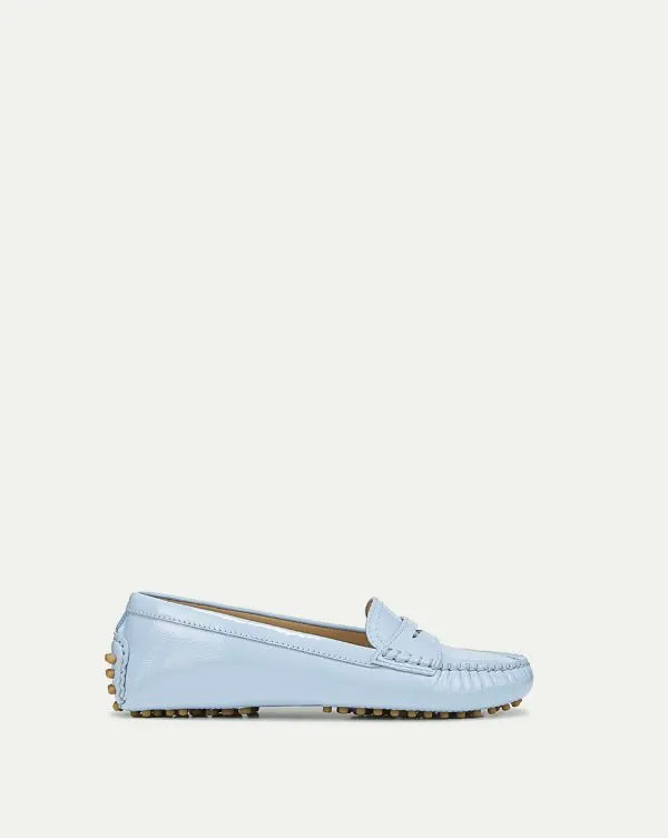 Jia Driving Loafer Sky Blue Women Veronica Beard Shoes