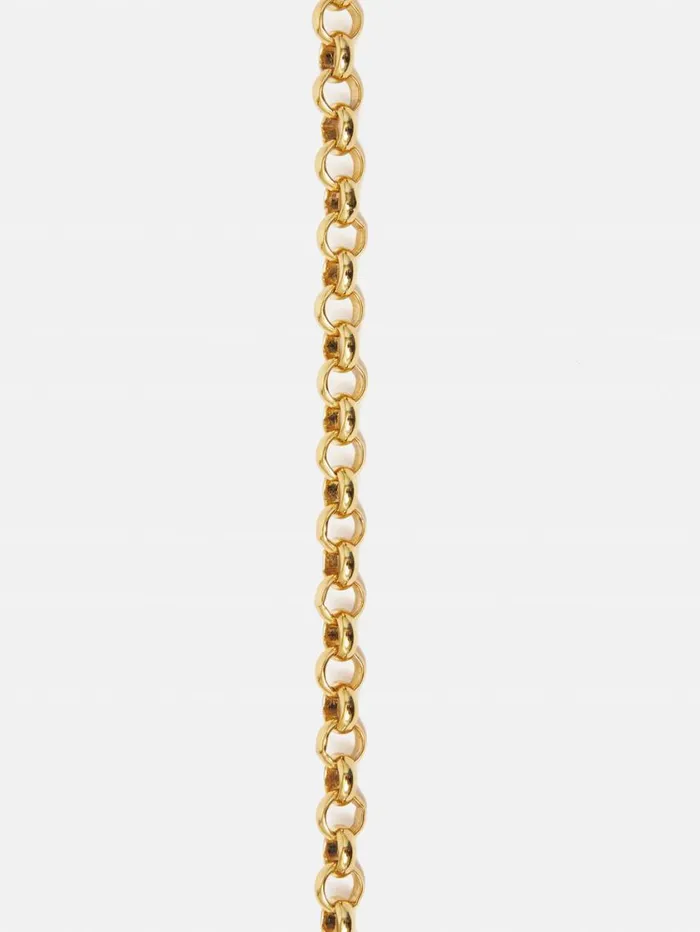 Jigsaw Belcher Chain Necklace Gold Women Party